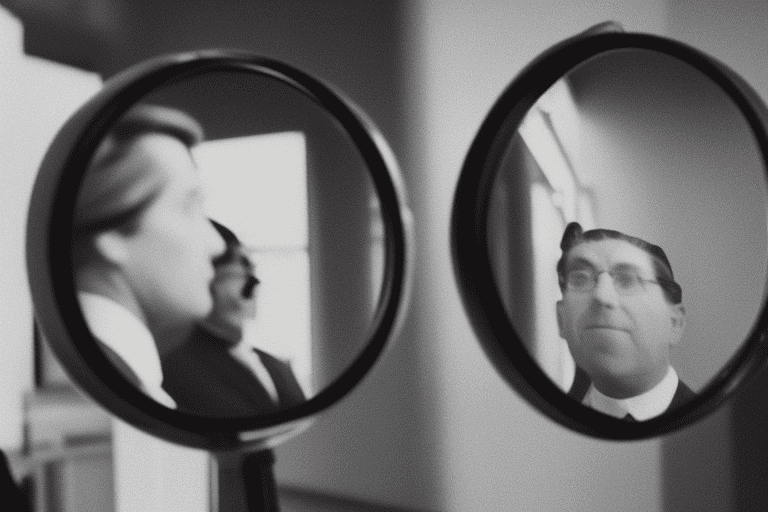1137329182_reflections_of_top_business_executives_in_a_mirror__24mm_lens__in_the_style_of_L_szl__Moholy_Nagy executive leadership