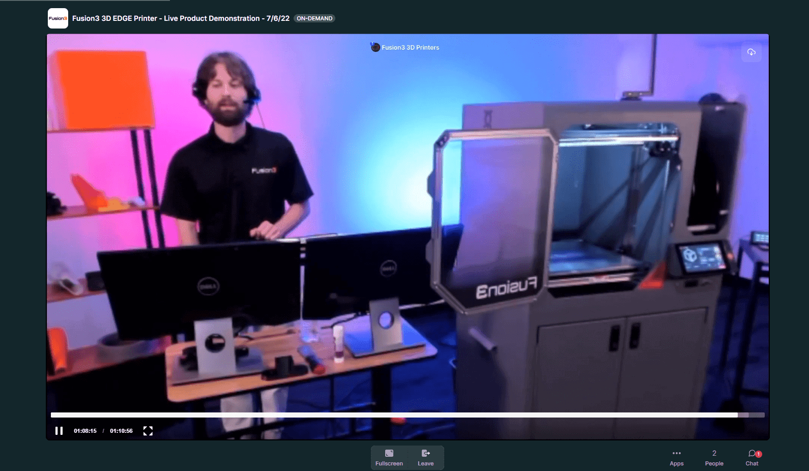 Fusion3-Live-Product-Demo virtual sales training