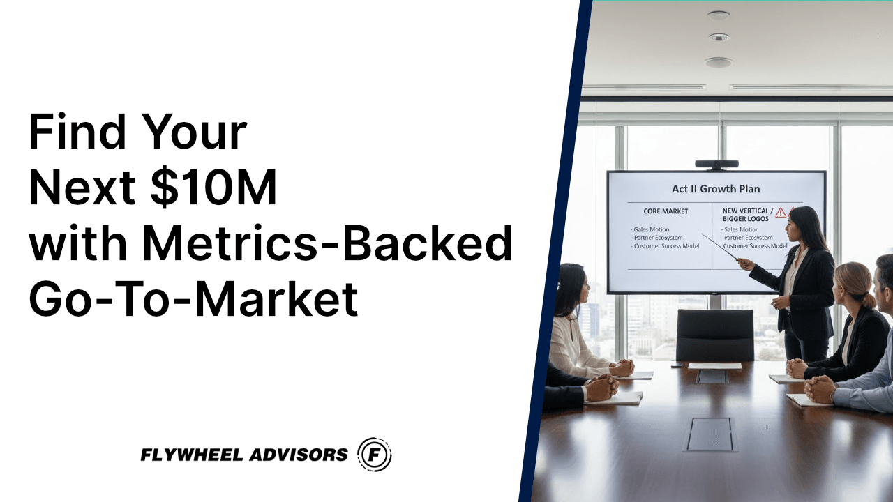 find your next $10m with metrics backed go to market